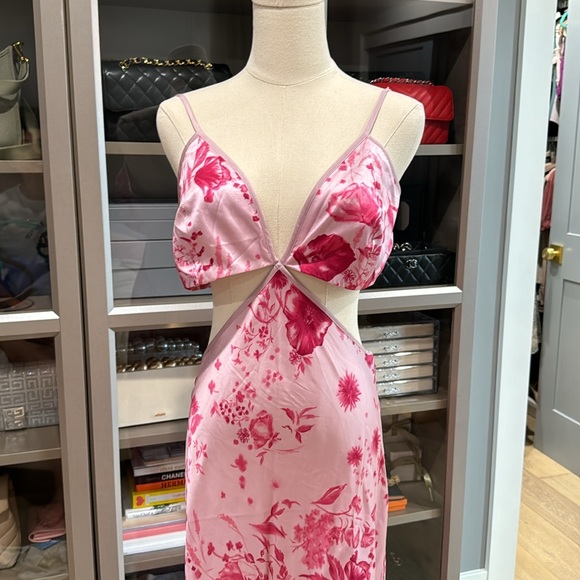 Reformation Poppies Silk Dress Milla - Picture 7 of 10